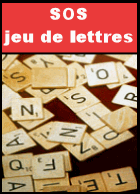 SOS jeux de lettres