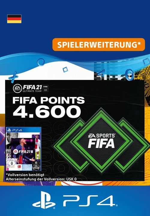 FIFA 21 ULTIMATE TEAM - 4600 Points - PS4 Code (Game ...