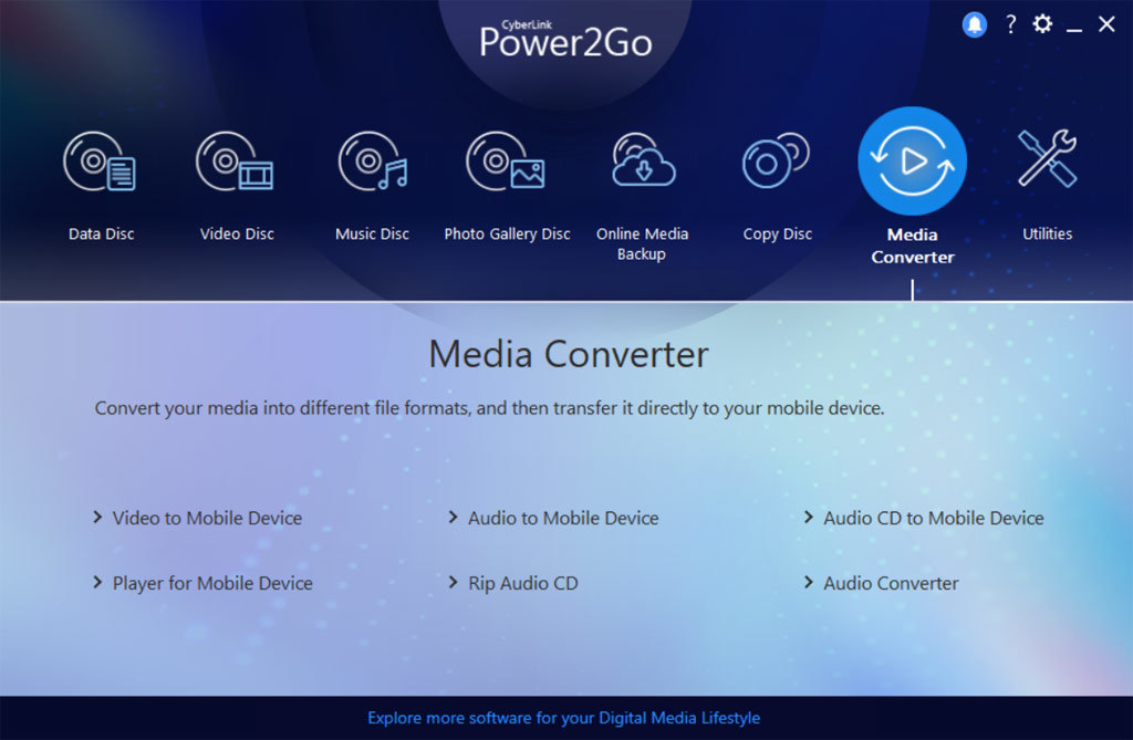 what is power2go software