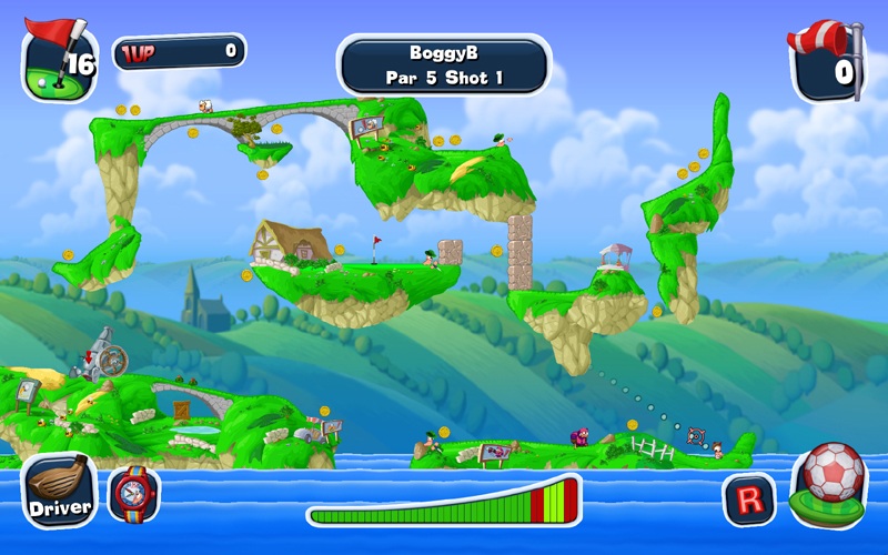 worms crazy golf android